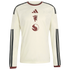 Kobbie Mainoo Manchester United adidas 2026/27 Third Replica Long Sleeve Jersey - Cream