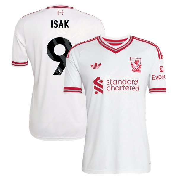 Alexander Isak Liverpool Jerseys Teams 2026/27 Away Replica Jersey - White