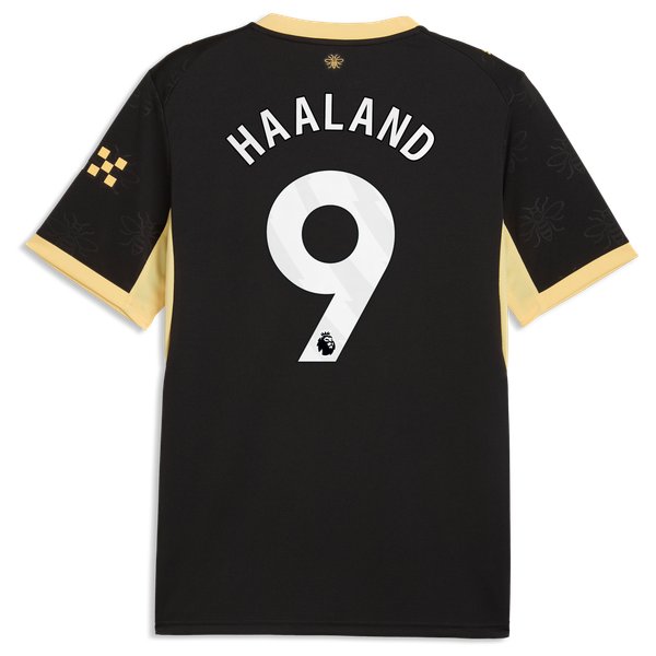 Erling Haaland Manchester City Jerseys Teams 2026/27 Away Replica Jersey - Black