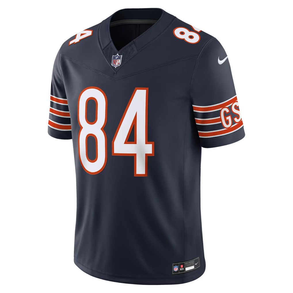 Colston Loveland Chicago Bears Nike Team Vapor F.U.S.E. Stitched Limited Jersey - Navy