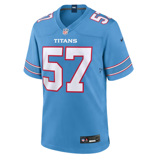 Jake Martin Tennessee Titans Jerseys Teams Team Game Jersey - Light Blue