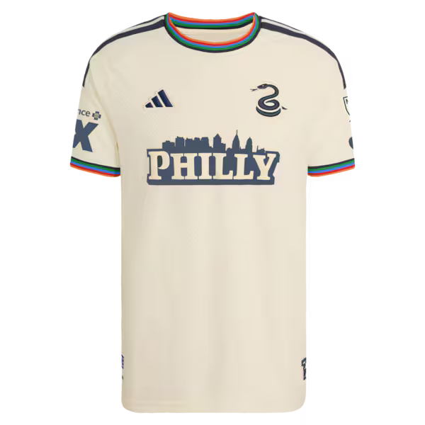 Milan Iloski Philadelphia Union Jerseys Teams 2026 Archive On-Field Authentic Jersey - Tan