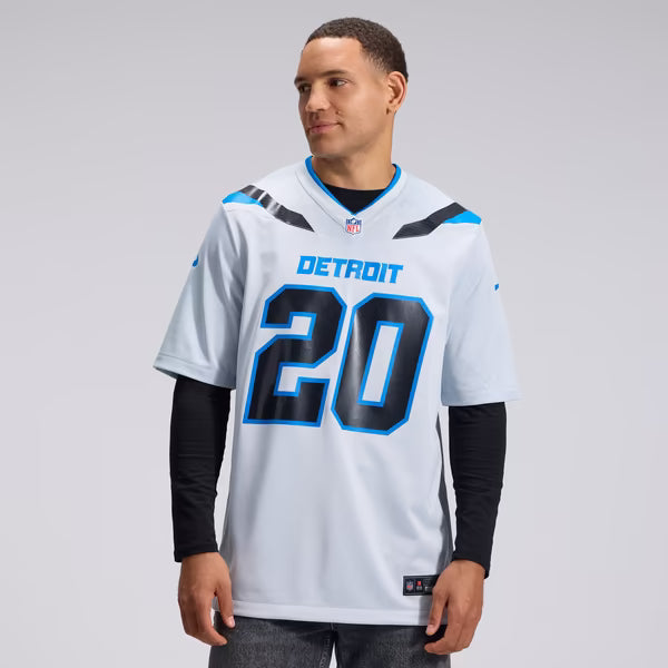 Barry Sanders Detroit Lions Nike 2026 Rivalries Collection Game Jersey - Silver