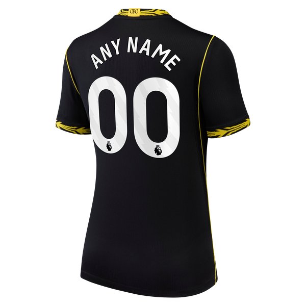 Chelsea Jerseys Teams Women's 2026/27 Away Stadium Replica Custom Jersey - Black
