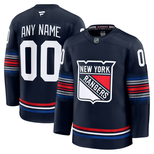 Jerseys Teams Fanatics New York Rangers Alternate Custom Jersey