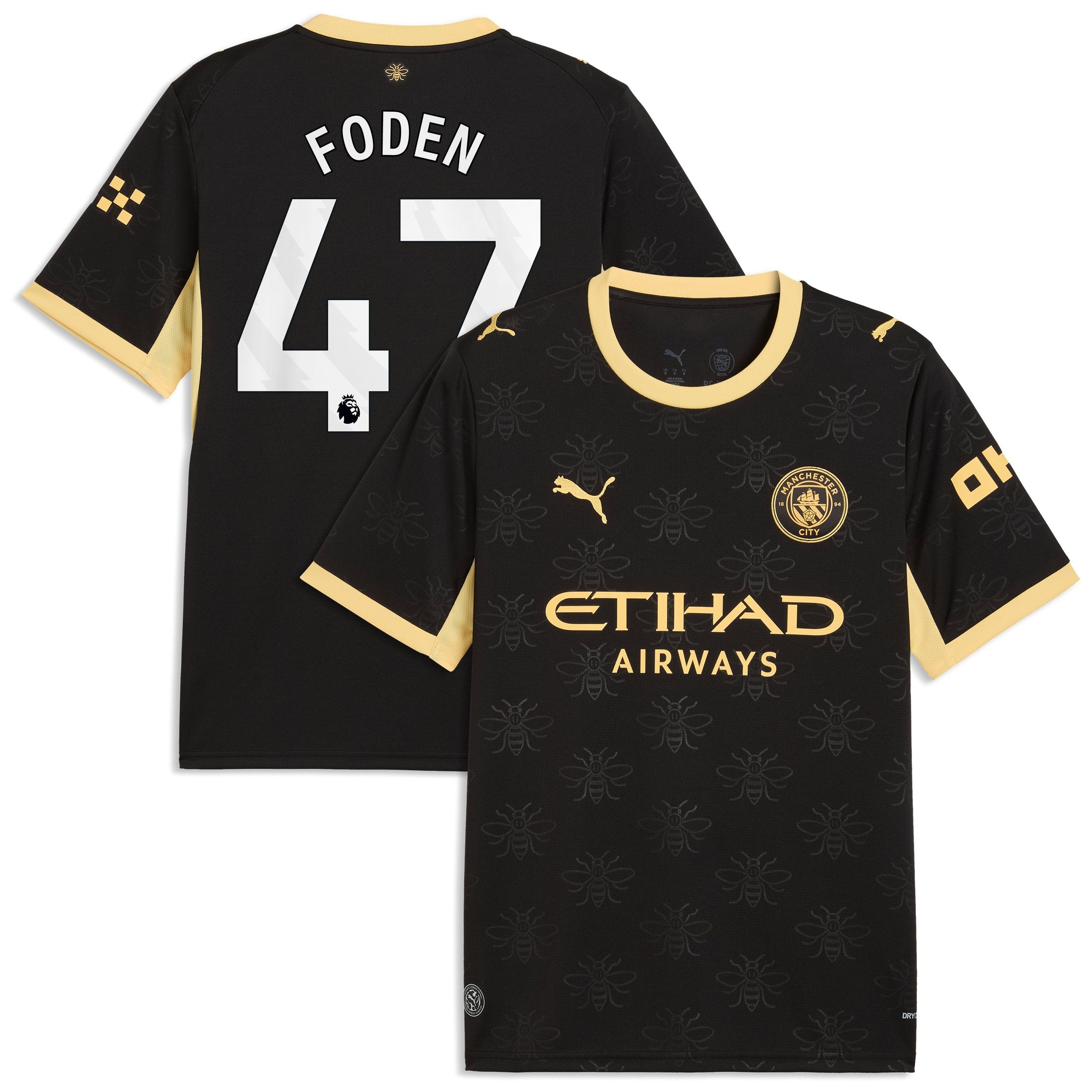 Phil Foden Manchester City Jerseys Teams 2026/27 Away Replica Jersey - Black