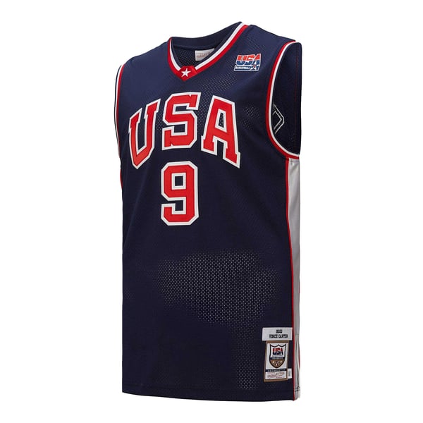 Jerseys Teams Mitchell & Ness Men's Vince Carter USA Basketball 2000 Authentic Jersey - Navy