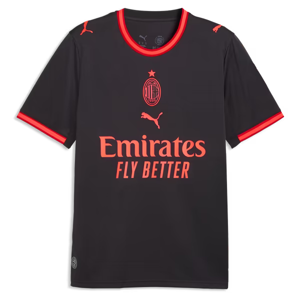 Christian Pulisic AC Milan Puma 2026/27 Third Replica Jersey - Gray