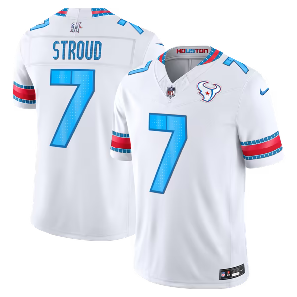 C.J. Stroud Houston Texans Jerseys Teams 2026 Rivalries Collection Stitched Limited Jersey - White