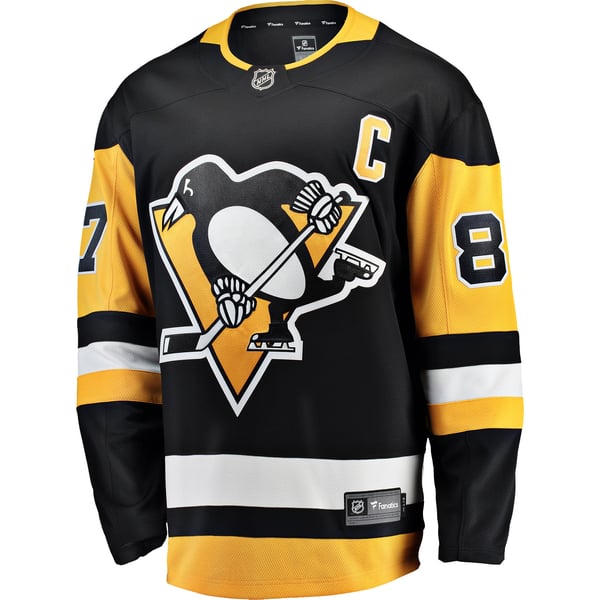 Jerseys Teams Sidney Crosby Pittsburgh Penguins Fanatics Captain Home Jersey