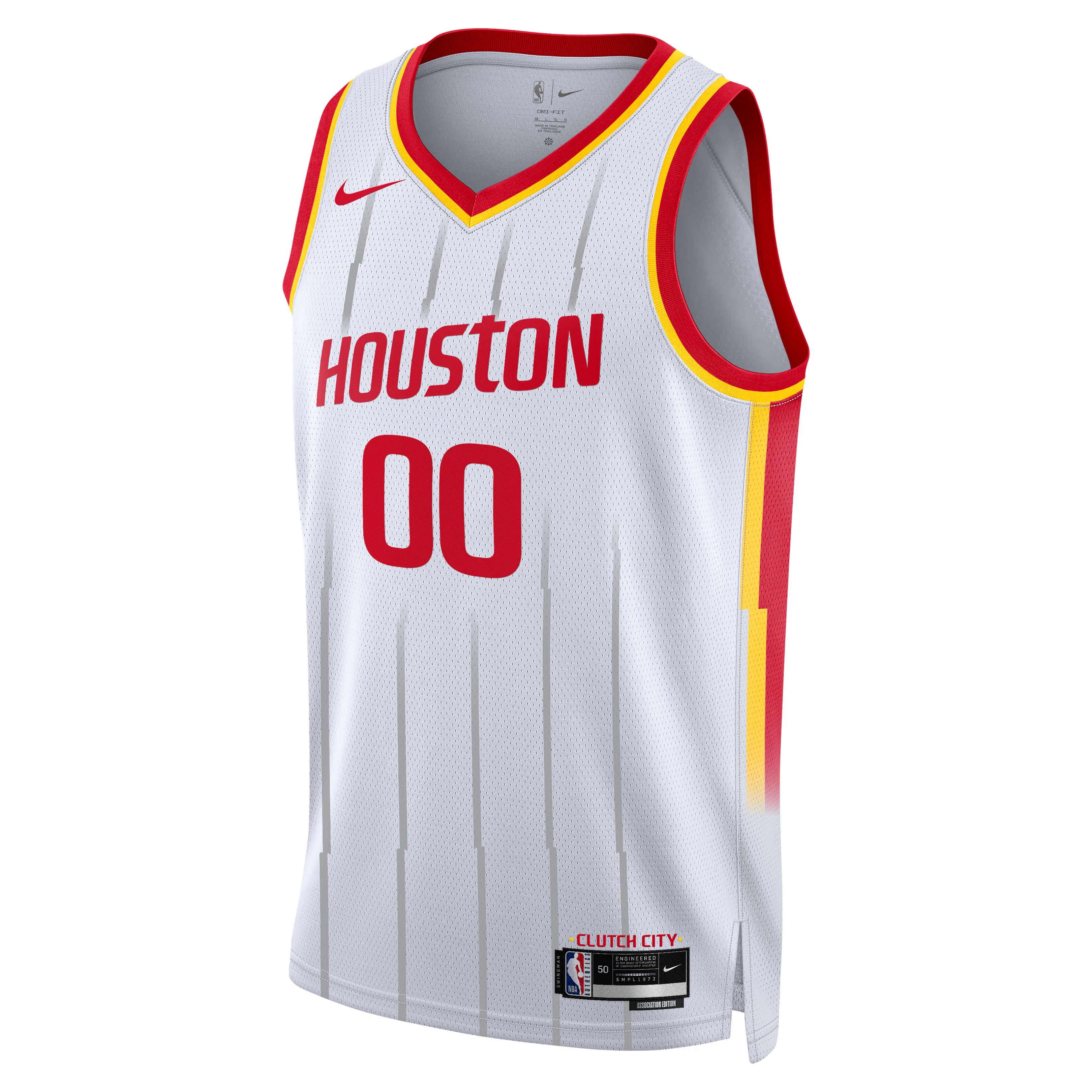 Jerseys Teams Nike Unisex Houston Rockets Swingman Custom Jersey Association