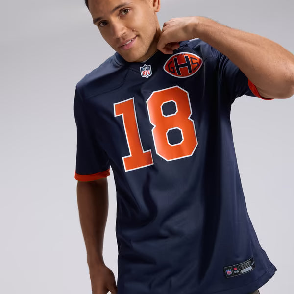 Caleb Williams Chicago Bears Nike 2026 Rivalries Collection Game Jersey - Navy
