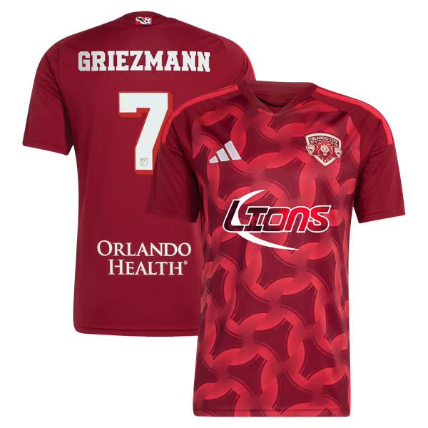 Antoine Griezmann Orlando City SC Jerseys Teams 2026 Archive Replica Jersey - Red