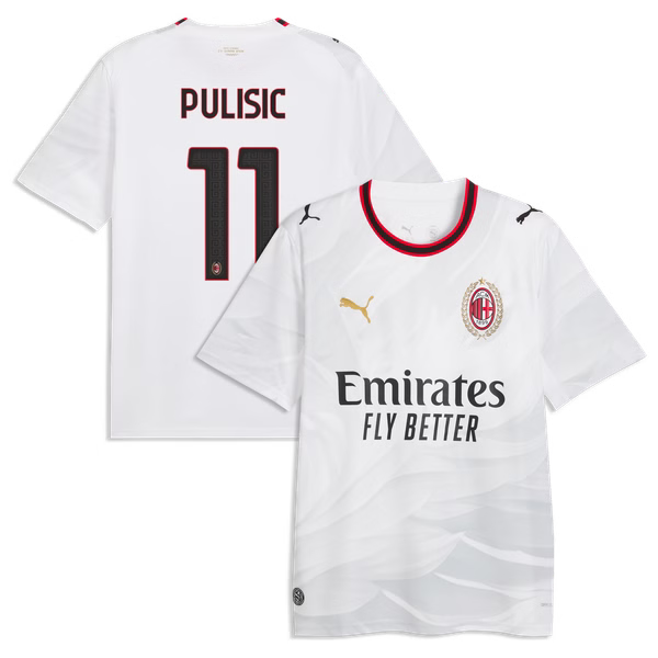Christian Pulisic AC Milan Jerseys Teams 2026/27 Away Replica Jersey - White