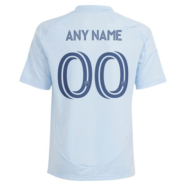 Adidas Sporting Kansas City Youth 2025 One KC Replica Custom Jersey Light Blue