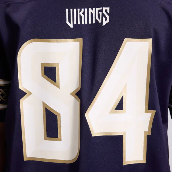 Randy Moss Minnesota Vikings Jerseys Teams 2026 Rivalries Collection Game Jersey - Purple