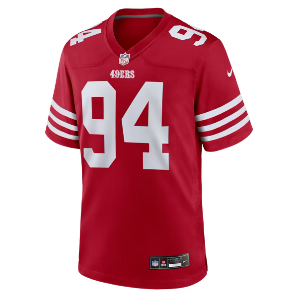 Romello Height San Francisco 49ers Jerseys Teams Team Game Jersey - Scarlet