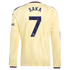 Bukayo Saka Arsenal Jerseys Teams 2026/27 Third Replica Long Sleeve Jersey - Yellow
