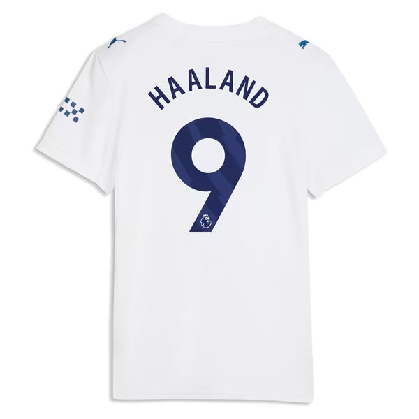 Erling Haaland Manchester City Jerseys Teams Women's 2026/27 Third Replica Jersey - White