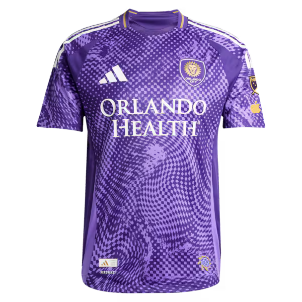 Daryl Dike Orlando City SC Jerseys Teams 2025 Perfect Storm Primary On-Field Authentic Jersey - Purple
