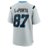 Sam LaPorta Detroit Lions Nike 2026 Rivalries Collection Game Jersey - Silver
