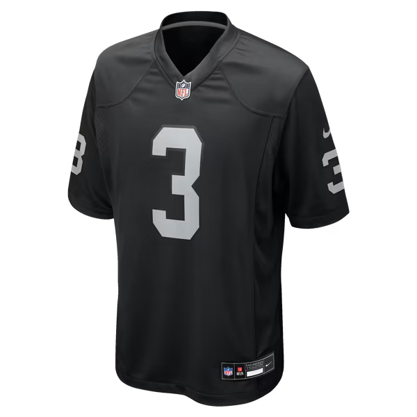 Taron Johnson Las Vegas Raiders Jerseys Teams Team Game Jersey - Black