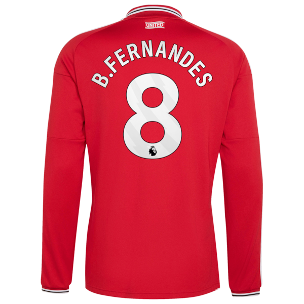 Adidas Bruno Fernandes Manchester United 2026/27 Home Stadium Replica Jersey Red