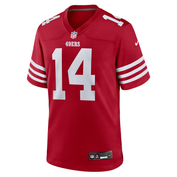 Kurtis Rourke San Francisco 49ers Jerseys Teams Team Game Jersey - Scarlet