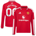 Jerseys Teams Manchester United 2026/27 Home Replica Long Sleeve Custom Jersey Red