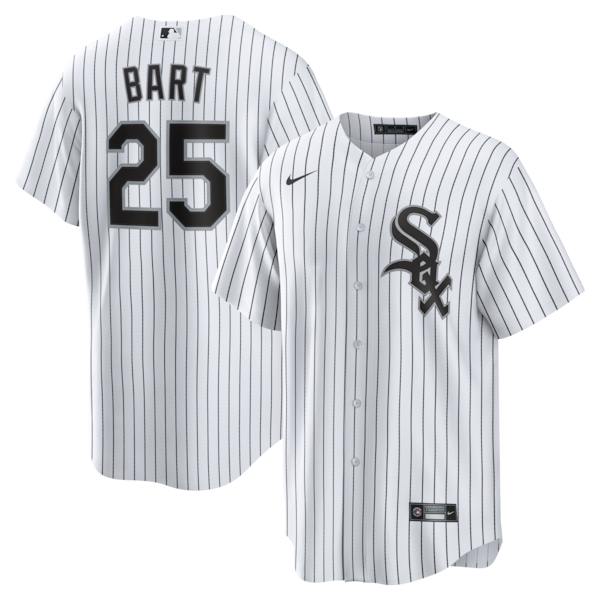 Joey Bart Chicago White Sox Jerseys Teams Home Replica Jersey - White