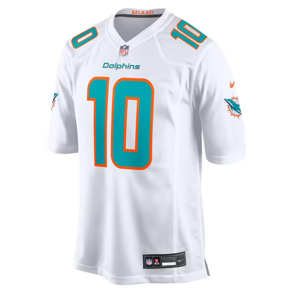 Jacob Rodriguez Miami Dolphins Jerseys Teams Game Jersey - White
