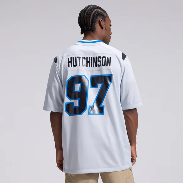 Aidan Hutchinson Detroit Lions Nike 2026 Rivalries Collection Game Jersey - Silver