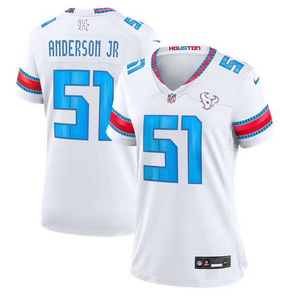 Will Anderson Jr. Houston Texans Jerseys Teams Women's 2026 Rivalries Collection Game Jersey - White