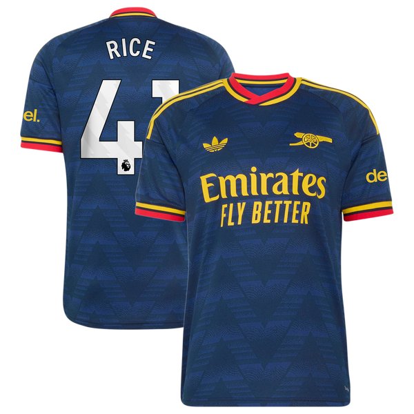 Declan Rice Arsenal Jerseys Teams 2026/27 Away Replica Jersey - Navy