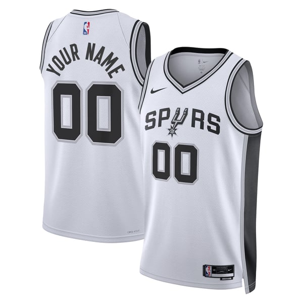 Jerseys Teams Nike Unisex San Antonio Spurs Swingman Custom Jersey White Association