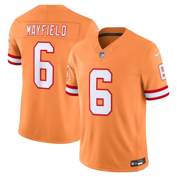Baker Mayfield Tampa Bay Buccaneers Jerseys Teams Alternate Vapor F.U.S.E. Stitched Limited Jersey - Creamsicle
