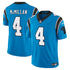 Tetairoa McMillan Carolina Panthers Jerseys Teams Alternate Vapor F.U.S.E. Stitched Limited Jersey - Blue