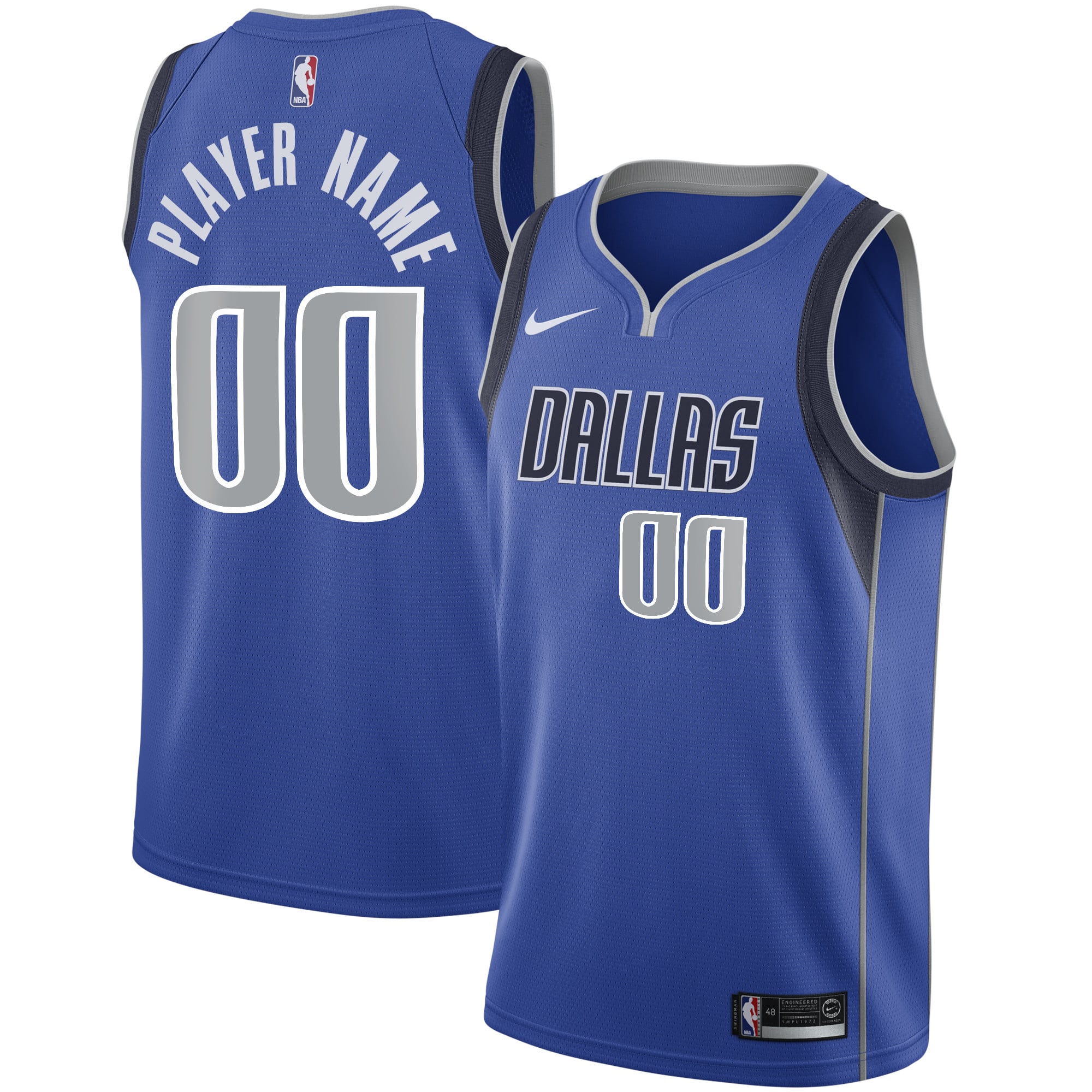 Jerseys Teams Nike Men's Dallas Mavericks Custom Icon Edition Jersey