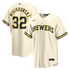 Jacob Misiorowski Milwaukee Brewers Nike Home Replica Jersey - Cream