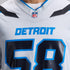 Penei Sewell Detroit Lions Nike 2026 Rivalries Collection Game Jersey - Silver