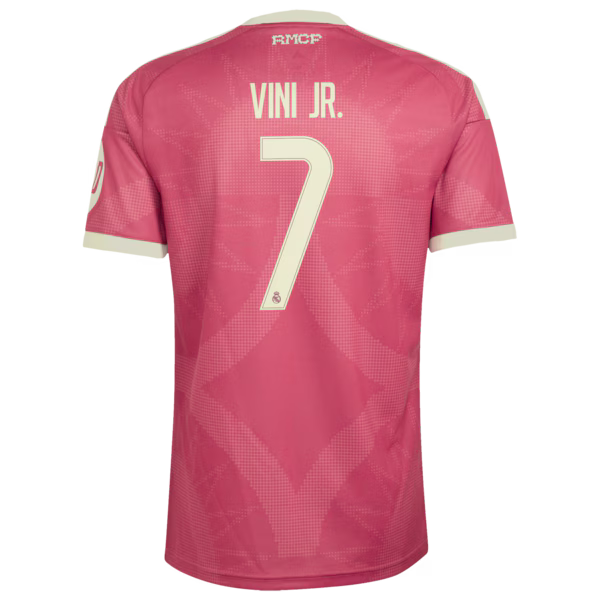 Vini Jr. Real Madrid Jerseys Teams 2026/27 Third Replica Jersey - Pink