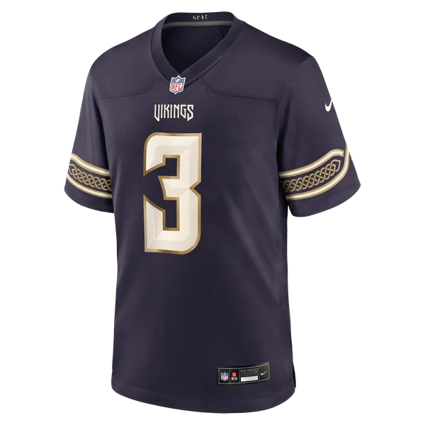 Jordan Addison Minnesota Vikings Nike 2026 Rivalries Collection Game Jersey - Purple