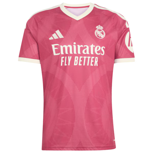 Real Madrid adidas 2026/27 Third Replica Custom Jersey - Pink