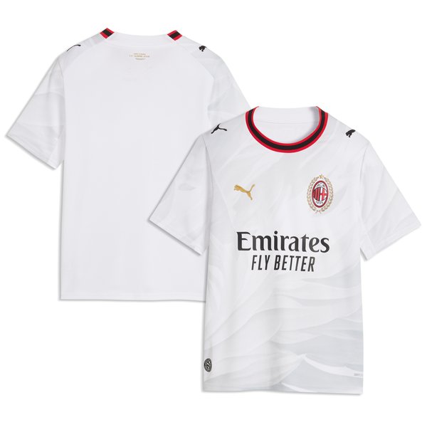 AC Milan Jerseys Teams Youth 2026/27 Away Replica Jersey - White