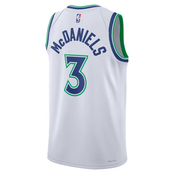 Jaden McDaniels Minnesota Timberwolves Jerseys Teams Unisex Swingman Jersey - Association Edition - White