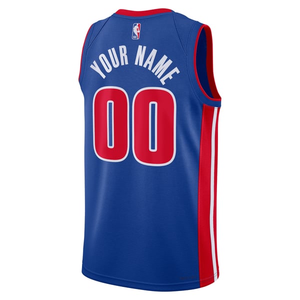 Jerseys Teams Nike Unisex Detroit Pistons Swingman Custom Jersey Blue