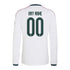 Real Madrid adidas 2026/27 Home Replica Custom Long Sleeve Jersey - White