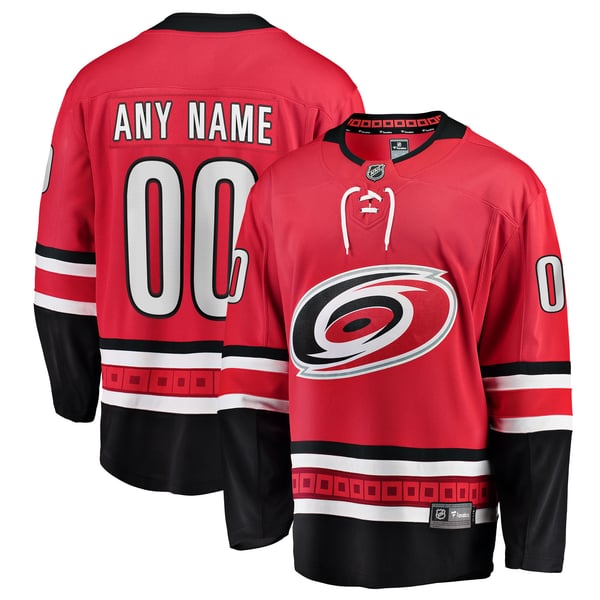 Jerseys Teams Carolina Hurricanes Fanatics Alternate Breakaway Custom Jersey