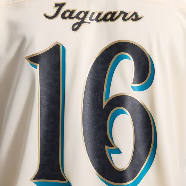 Trevor Lawrence Jacksonville Jaguars Nike 2026 Rivalries Collection Game Jersey - Natural