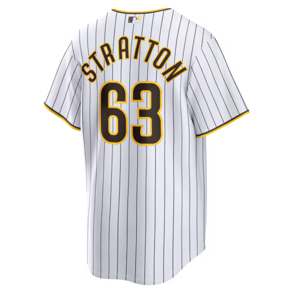 Hunter Stratton San Diego Padres Jerseys Teams Home Replica Jersey - White